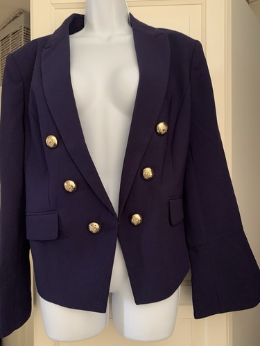 Beautiful navy jacket gold - navy,