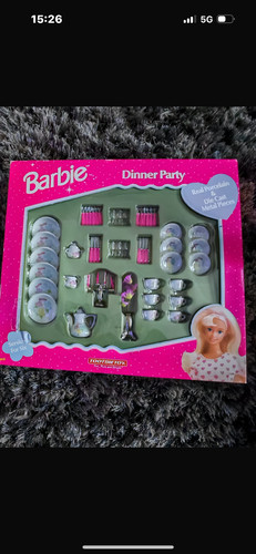 Vintage barbie dinner - vintage,