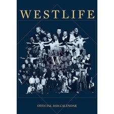 2026 Calendar Westlife Month to View A3 Calendar Official Product