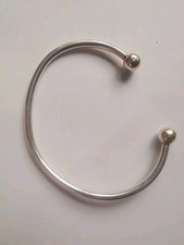 Sterling Silver Torque Bangle R5M