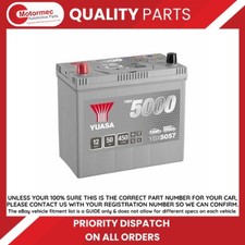 Yuasa YBX5057 12V 50Ah 450A  Silver High Performance Battery