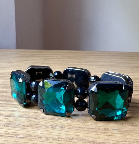 Big square cube - emerald, green
