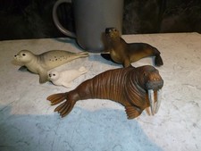 SCHLEICH WALRUS AND SEALS X3