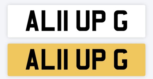 Ali private number plate - ali,