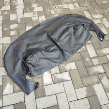 Mazda MX5 MK1 Black Leather Tonneau Soft Top Cover