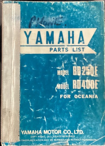 Yamaha genuine parts book - genuine-parts,