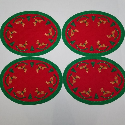 Rocking reindeer placemat - placemat, set