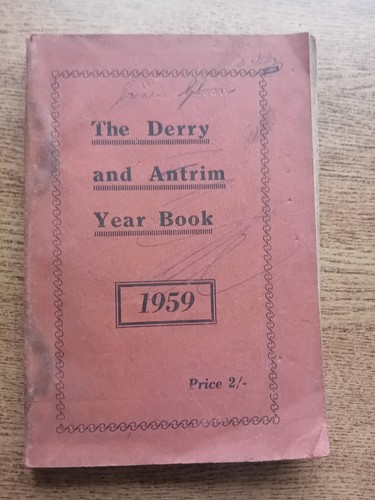1959 derry antrim - year, book