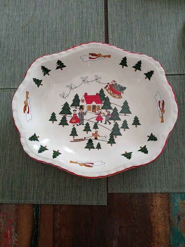 Masons christmas village oval - christmas,
