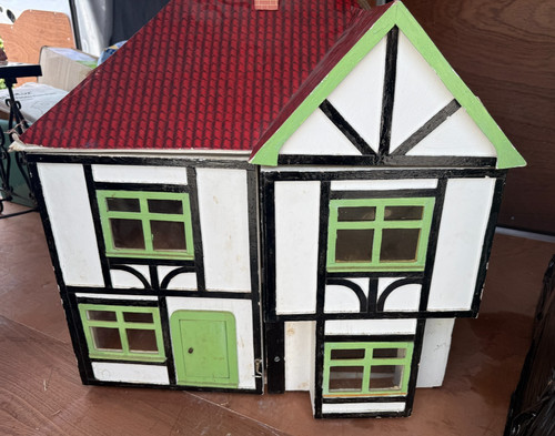 Wooden dolls house - tudor, style