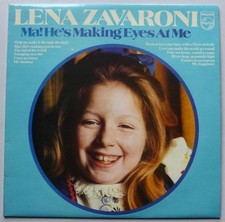 Lena Zavaroni Ma He's Making Eyes At Me LP Philips 6308201 VG/EX 1974