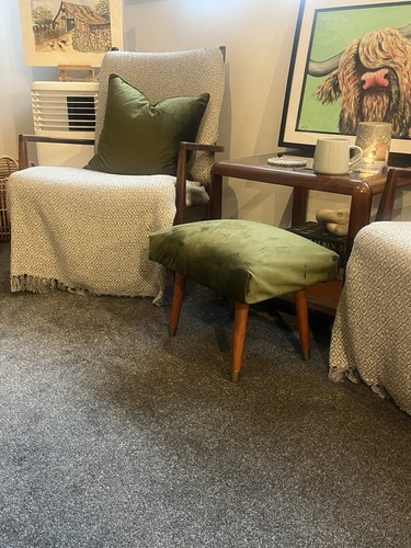 Vintage teak velvet - teak,