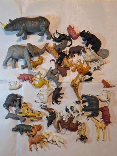 Vintage plastic farm zoo - plastic,