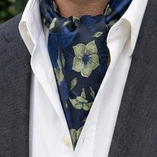 Dark Blue with Pale Gold