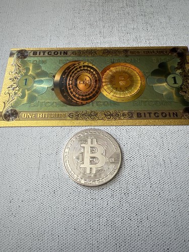Physical bitcoin commemorative - bitcoin,