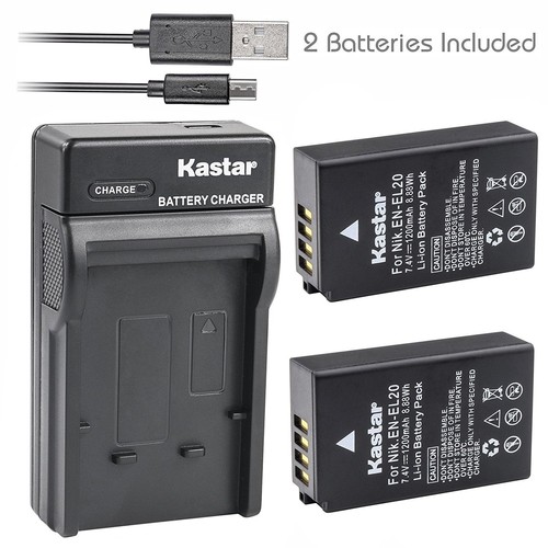 Kastar el20 battery - en-el20, battery&charger