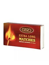  EXTRA LONG MATCHES Cooking BBQ Candle Fireplace Fire 10cm Safety Tobacco 