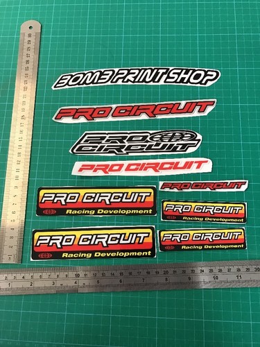 Pro circuit exhaust - pro, stickers