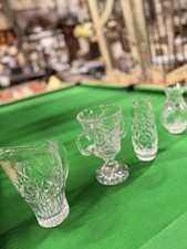 4 x Crystal Vases Bohemia Cut