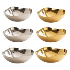 Metal Salad Bowl Dining Table