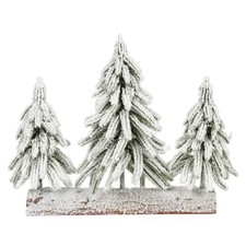 Snow Frosted Christmas Trees