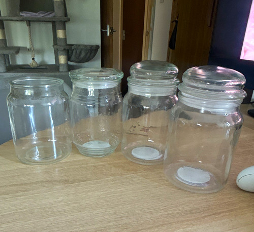 Clear glass cylinder - 4x,