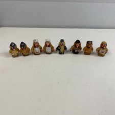 Vintage The Wombles OF WIMBLEDON COMMON Cake Decorations 70s RESIN PLASTIC
