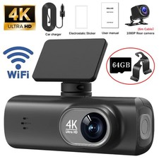 4K Dash Cam Front and Rear