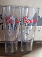 Coors Light Half Pint Glasses