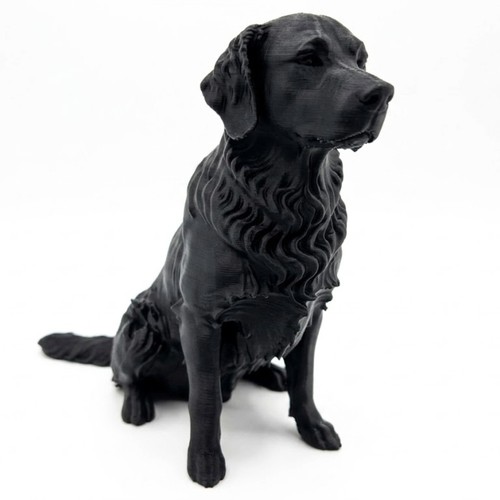 Golden retriever dog sculpture - retriever,