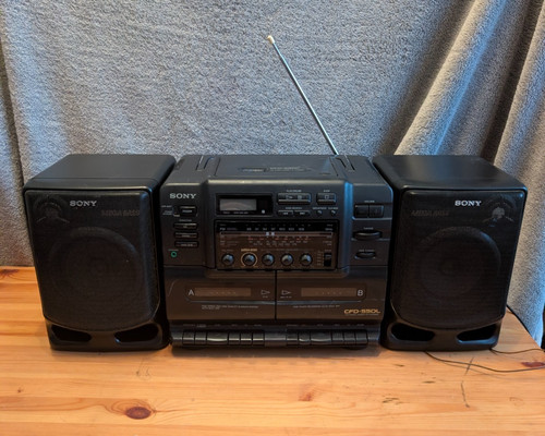 Vintage sony boombox cfd550l - sony,