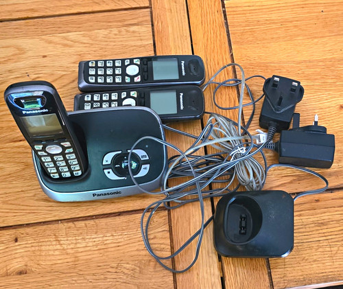Panasonic black cordless home - cordless,