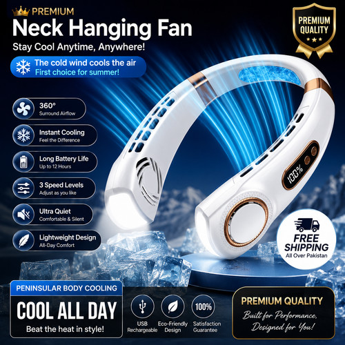 Portable neck fan - portable,