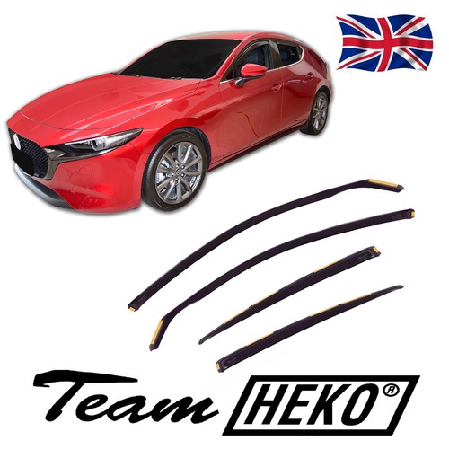 Wind deflectors fits mazda - wind,
