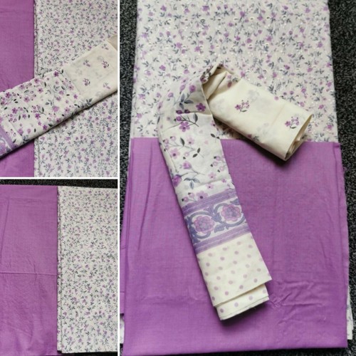 New piece purple cream - new*3,piece, purple/cream