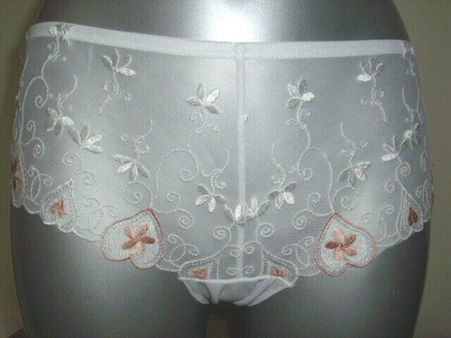White sheer briefs 32 - white,