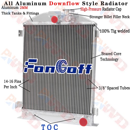 Row radiator for 1932 ford - 3,