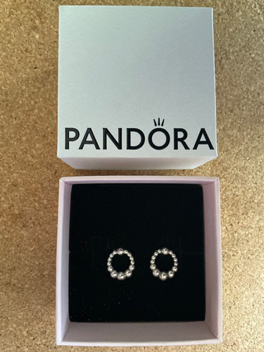 Sterling silver pandora round - silver-,