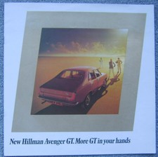 Hillman Avenger GT 1970-71 Large Colour brochure