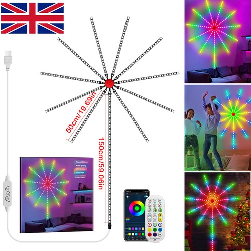 Led firework strip - firework, lights