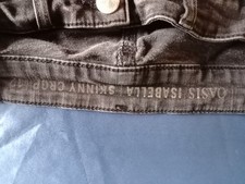 black oasis skinny jeans size