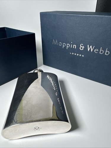 Mappin and webb hip flask - and,
