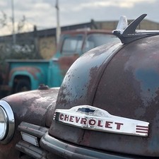 1947-53 Chevrolet Truck Front Hood Emblem "Chevrolet with Bowtie"