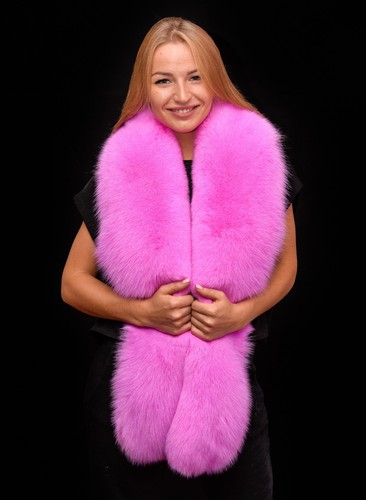 Saga furs fluorescent - saga, pink