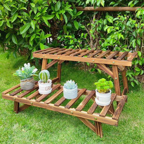 Large ladder plant stand - plant,