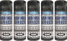 5x 400ml Hammer Effect  Black