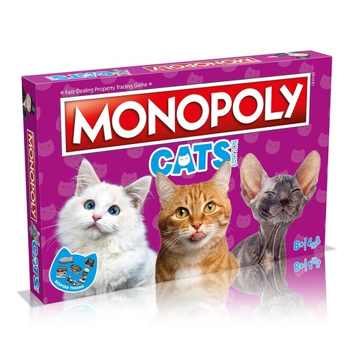 Cats monopoly board game - cats,