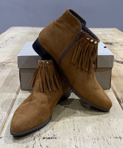 Lunar suede ankle boots size - suede,