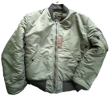 Buzz Rickson's MA-1 RARE 'Slender' XL VGC Japan