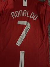 Cristiano Ronaldo Hand Signed